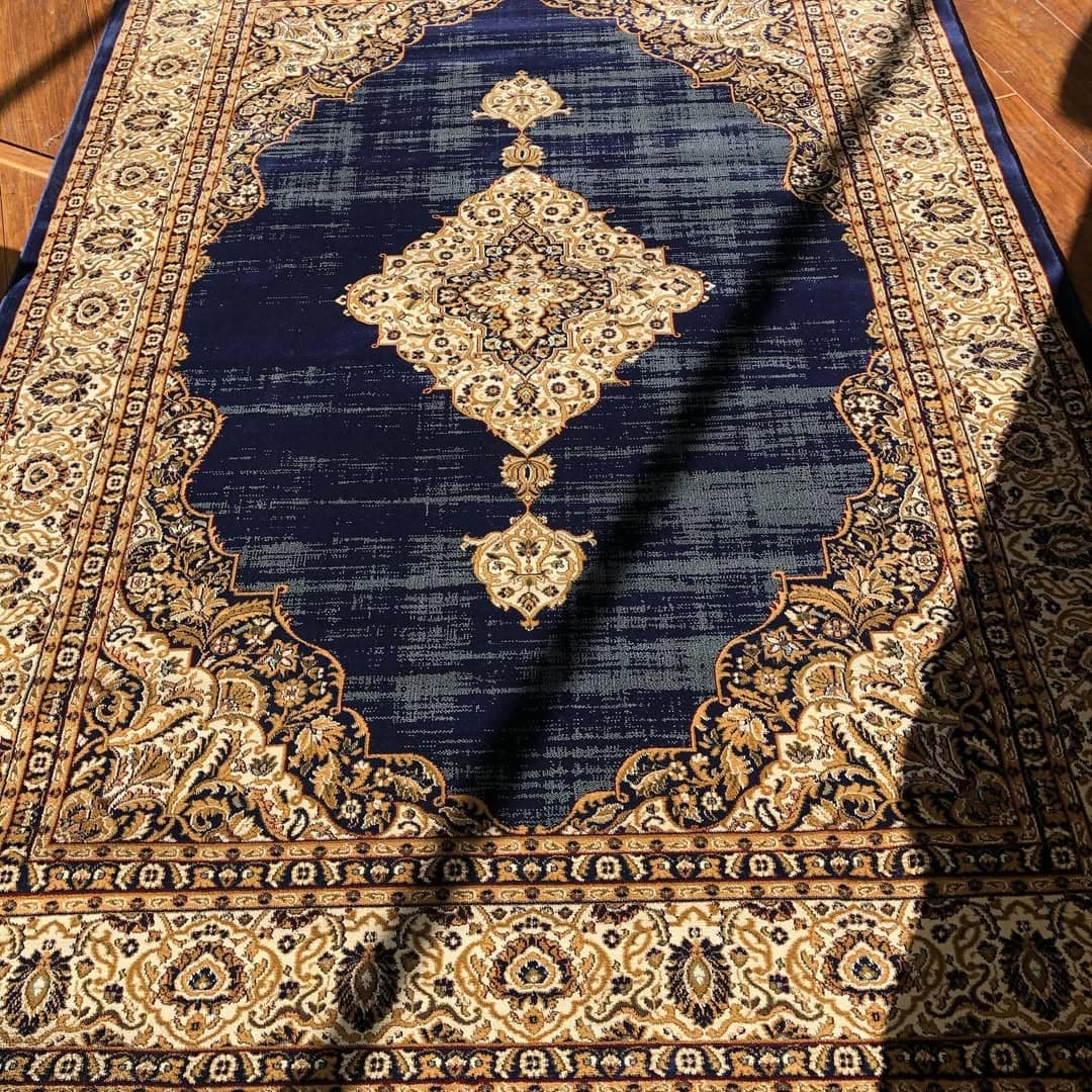 Navy Traditional Rug