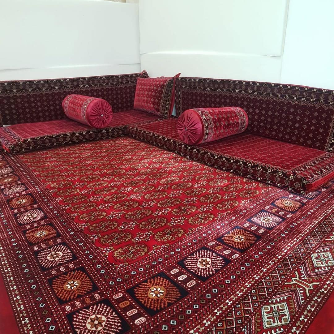 Red Toshak Majlis Setup