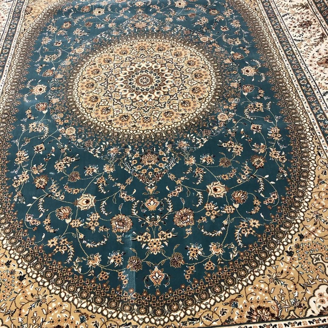 Teal Persian Rug
